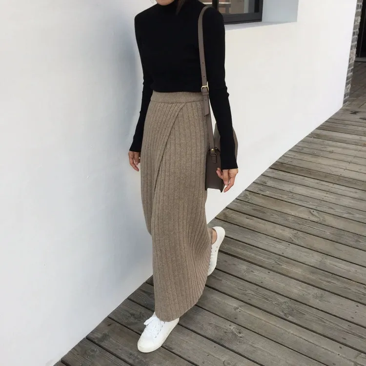 Aara Knit Long Skirt