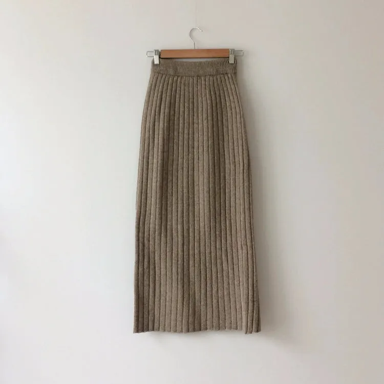 Aara Knit Long Skirt