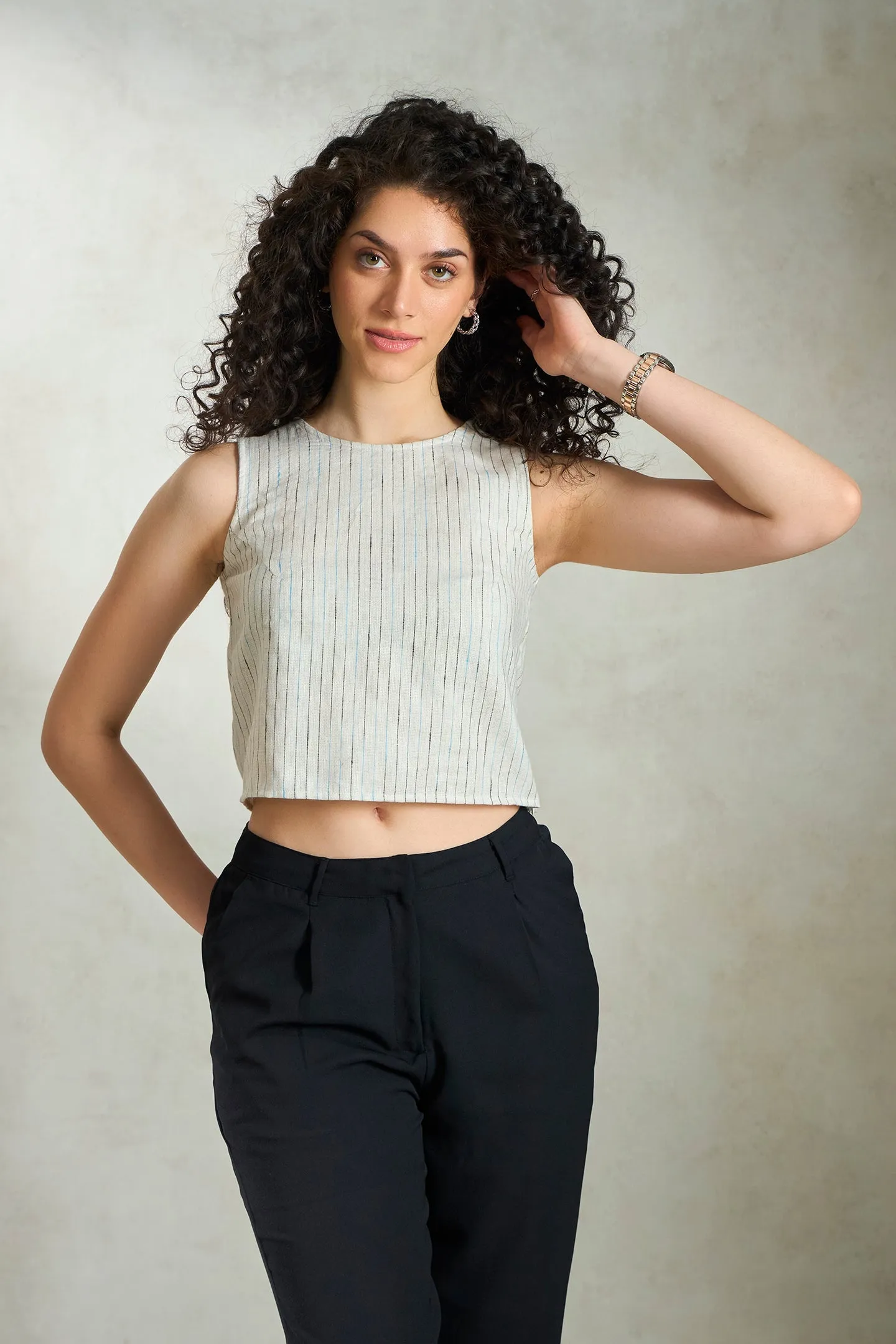 Althea|Relaxed Sleeveless Top