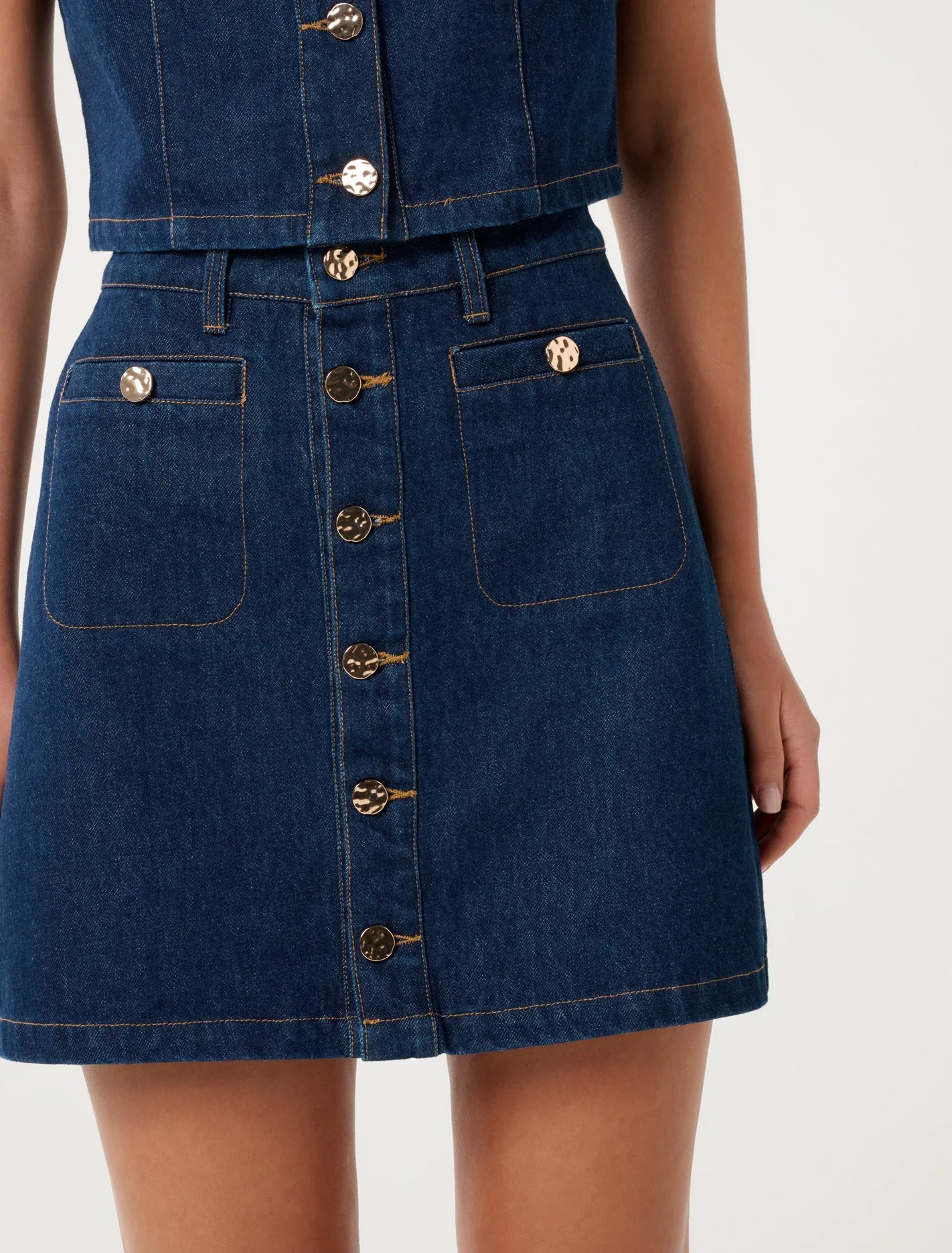 Ashley Denim Mini Skirt