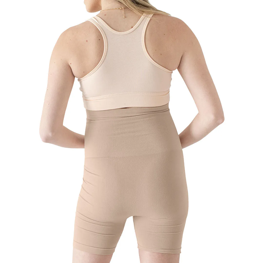 Bamboo Seamless No Rub Maternity Thigh Saver | Beige