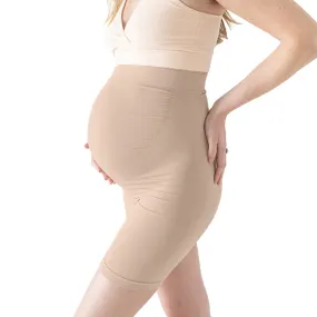 Bamboo Seamless No Rub Maternity Thigh Saver | Beige