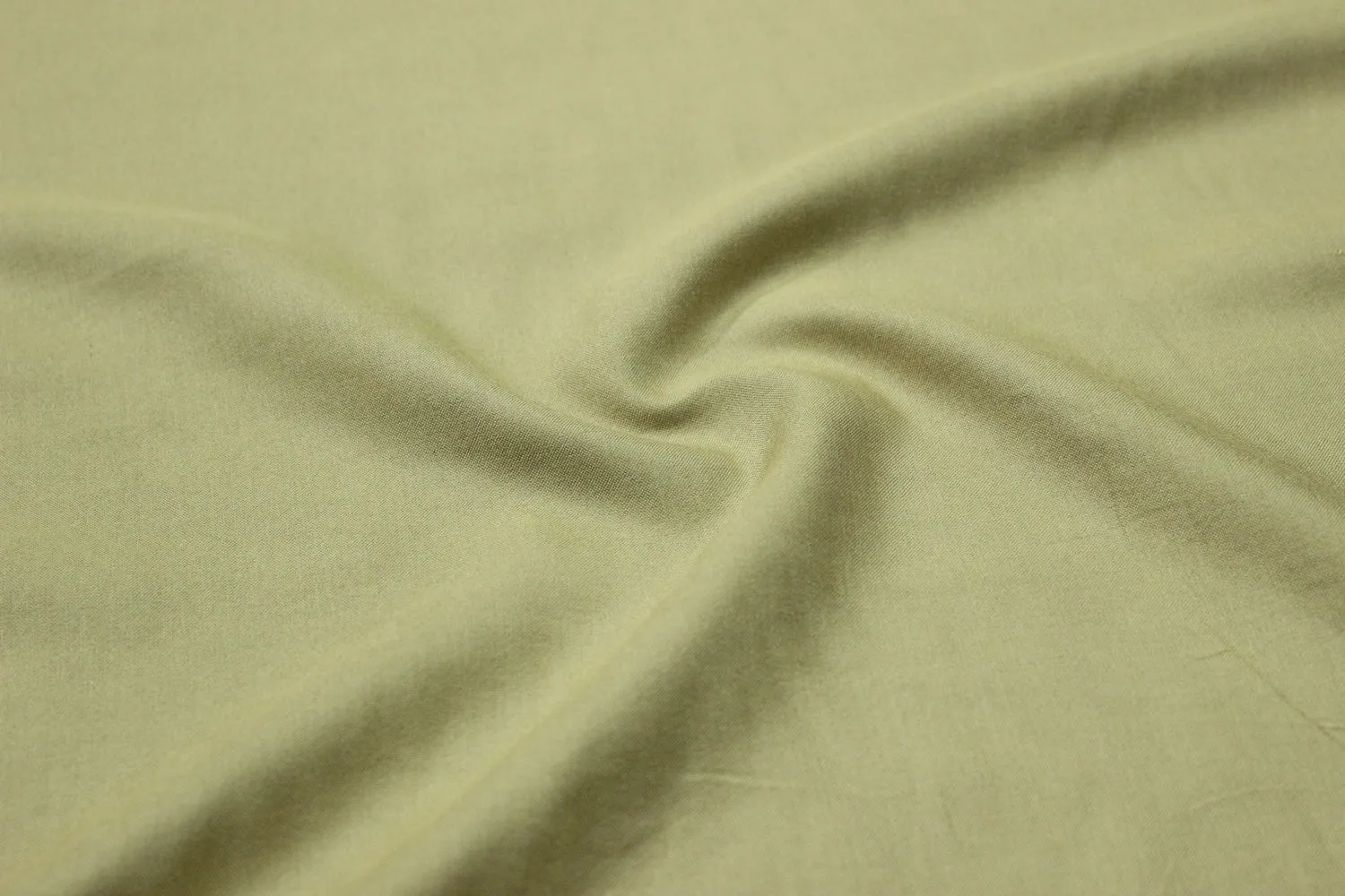 Beige Plain Rayon Silk Fabric