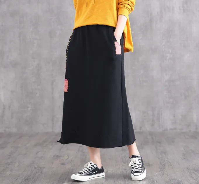 Casual Cotton  loose fitting Women's Skirts DZA2007126