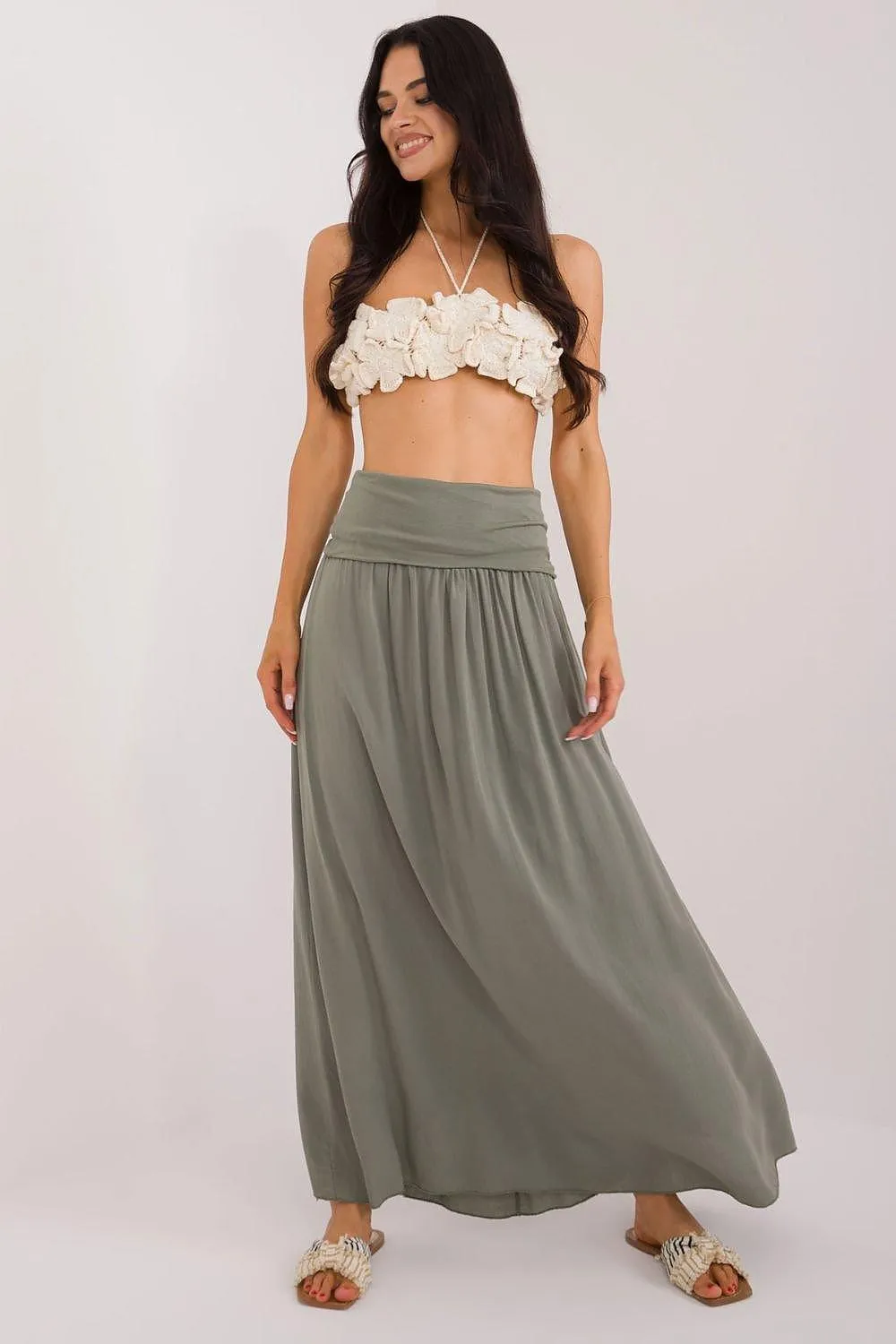 Chic Transformation: Multi-Way Long Skirt Och Bella for Effortless Fashion