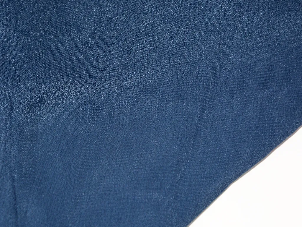 Cobalt Blue Plain Crepe Fabric