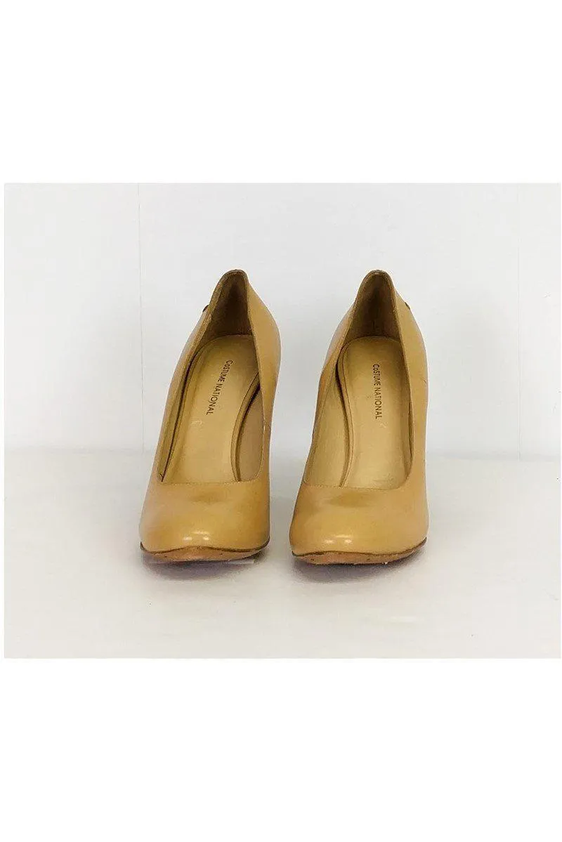 Costume National - Tan Leather Pumps Sz 9.5