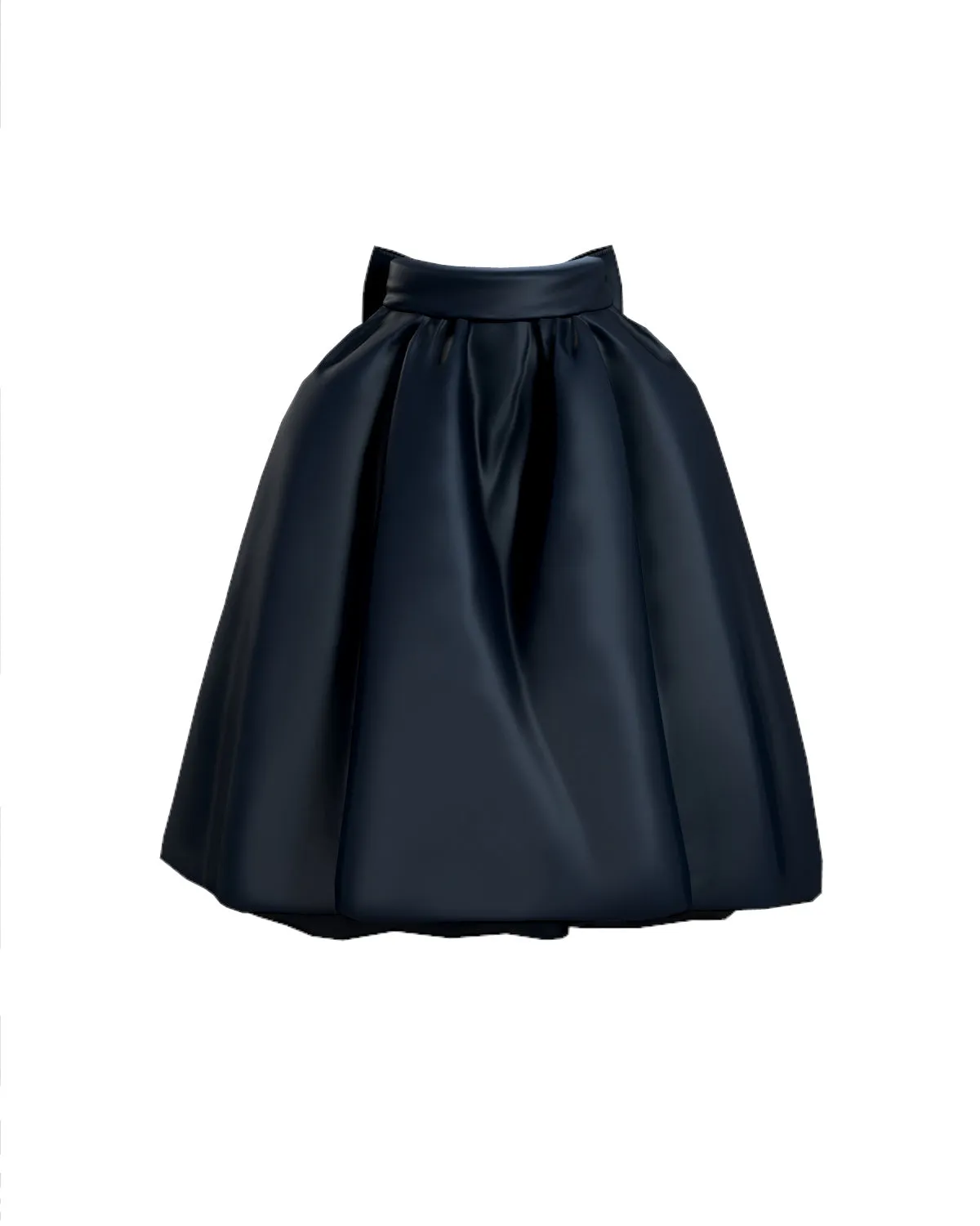 DUCHESSE BALLOON SKIRT - BLACK