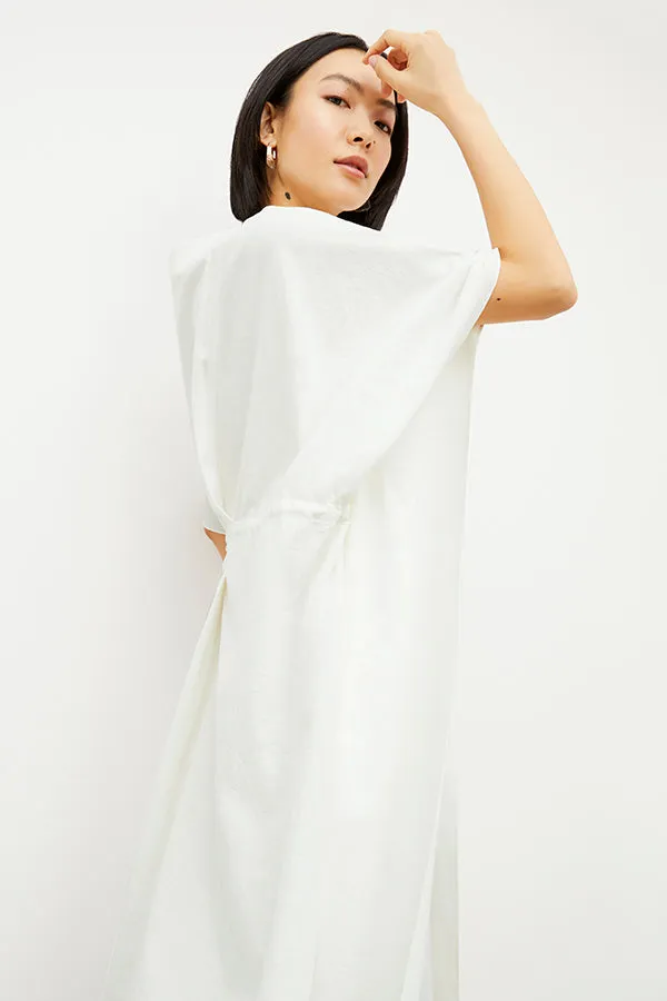 Freedlund Caftan - Double-Faced Linen :: Ivory