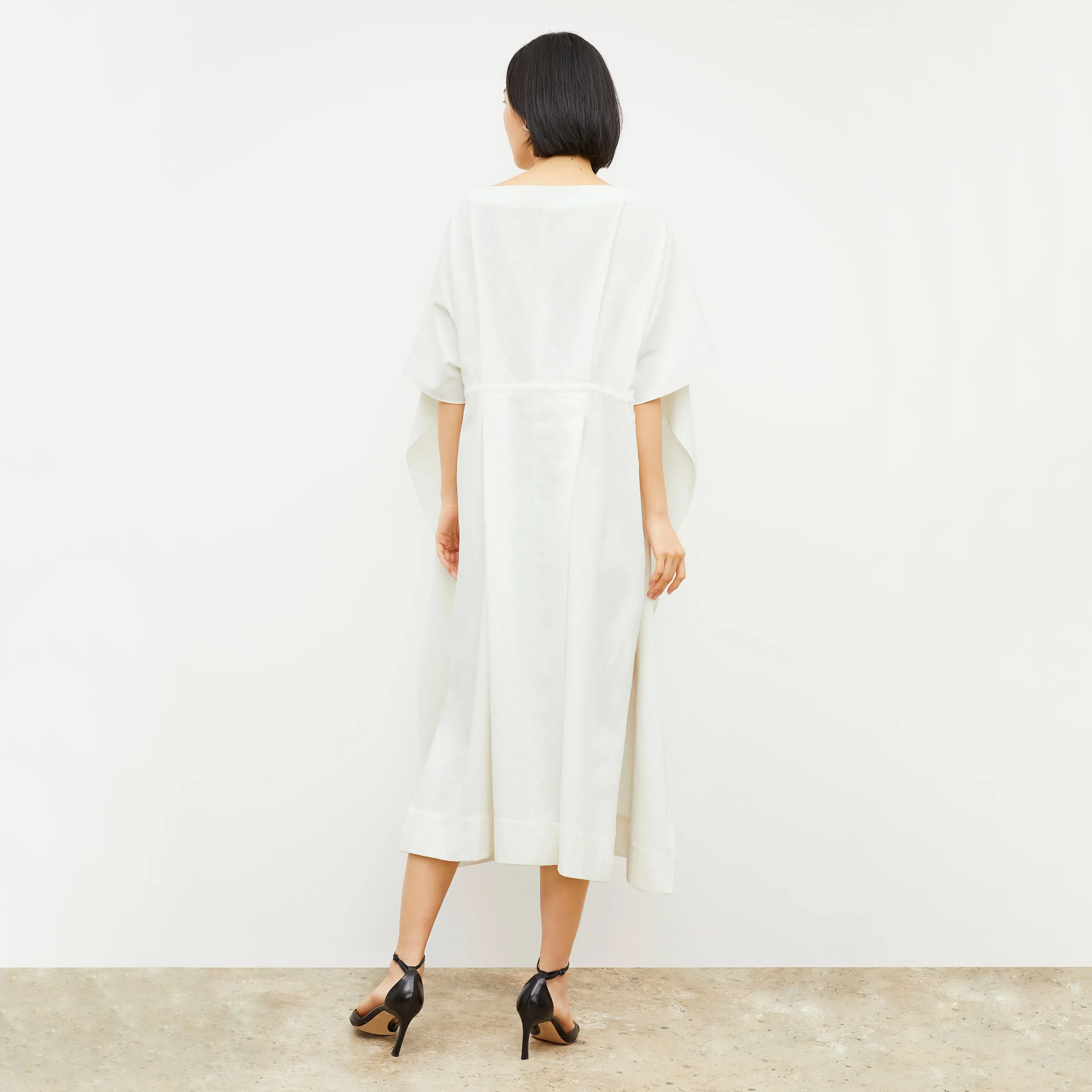 Freedlund Caftan - Double-Faced Linen :: Ivory