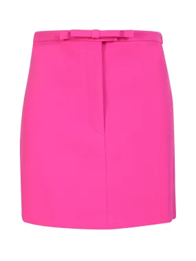 Fuxia bow skirt