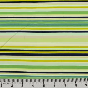 Garden Multi Stripe Cotton Print