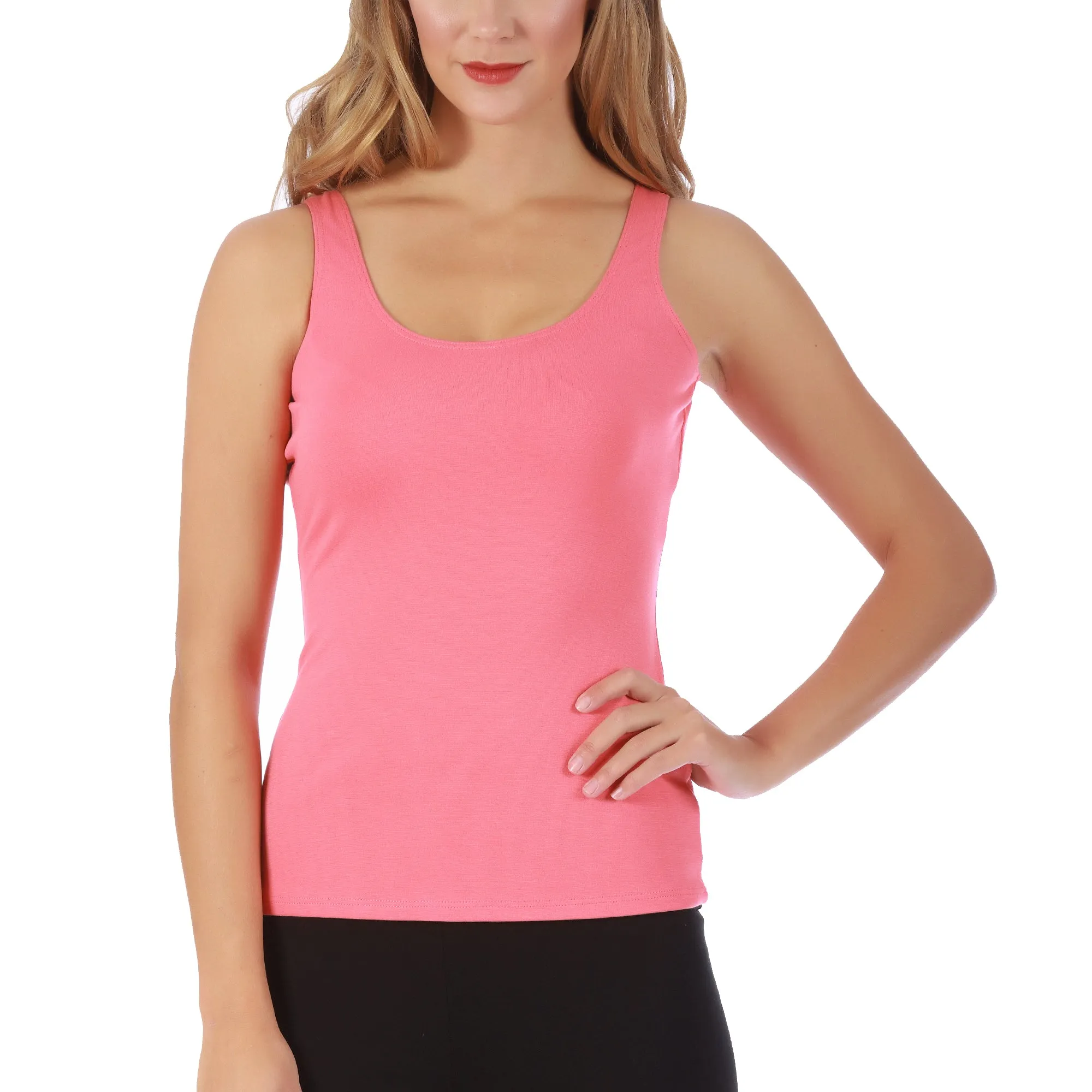 InstantFigure Casual Scoop Neck Tank Top 168021