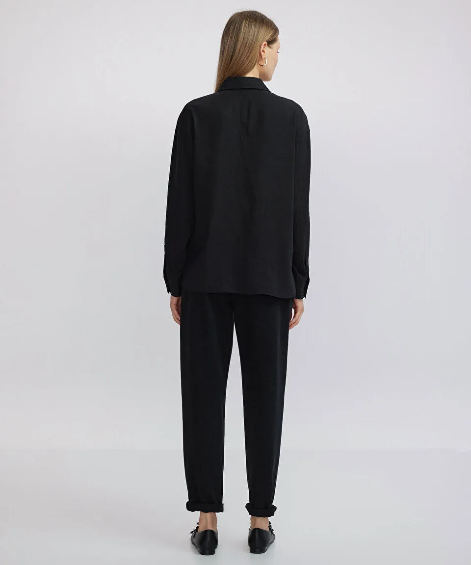 Ipekyol Basic Shirt With Pockets Black