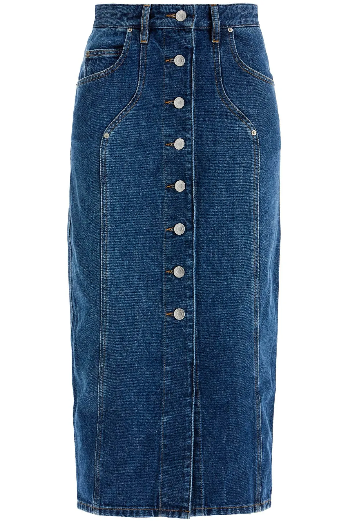 Isabel Marant Etoile Denim Vandy Skirt For