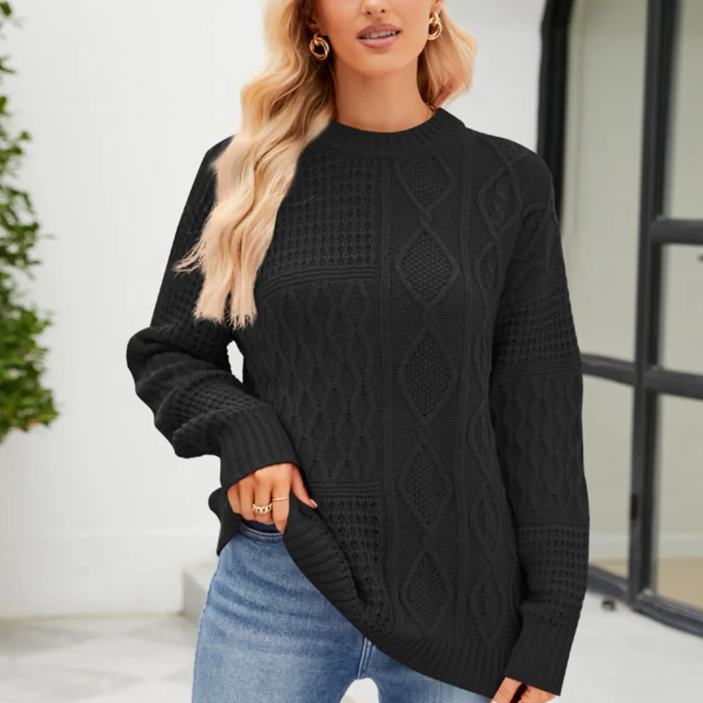 Ivyshape | Casual Sweater With Long Sleeves for Women