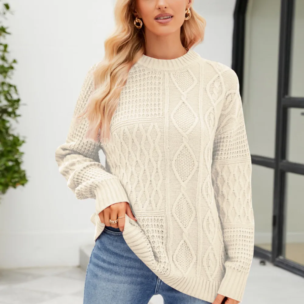 Ivyshape | Casual Sweater With Long Sleeves for Women