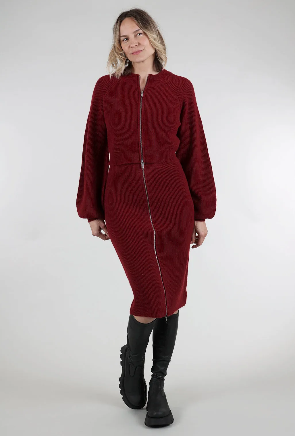 Jordana Jacket, Ruby Red