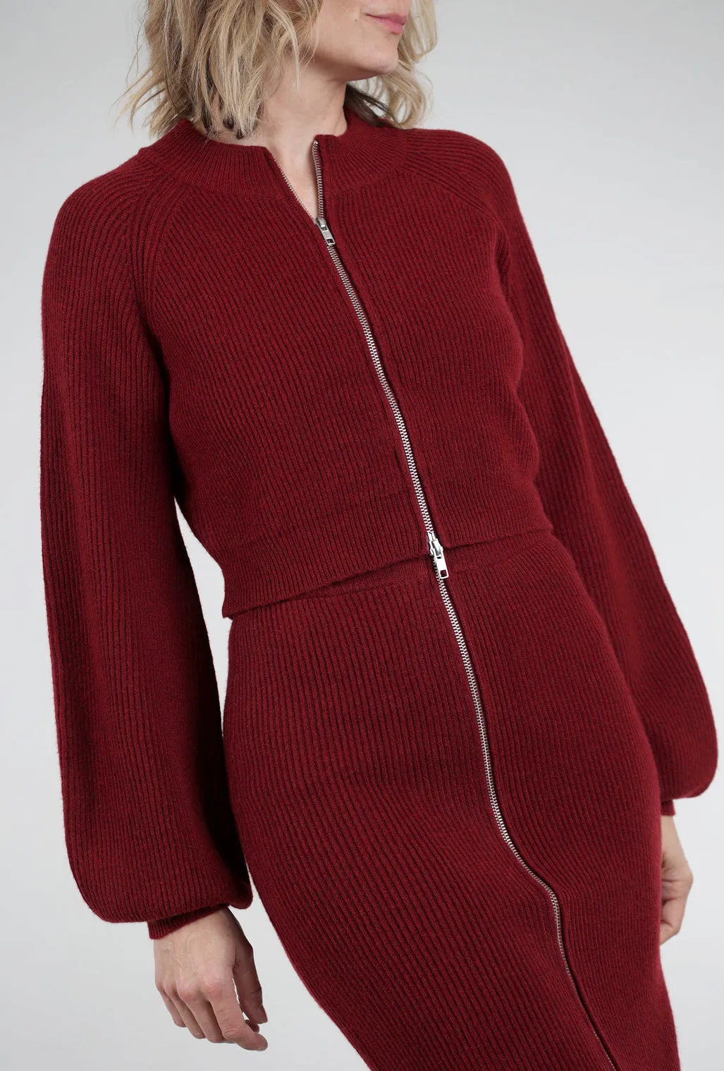 Jordana Jacket, Ruby Red