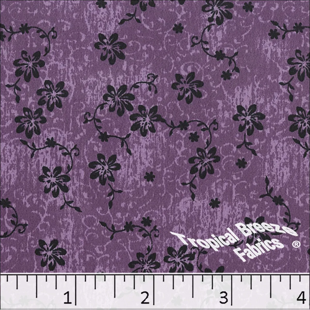 Koshibo Floral Print Polyester Fabric 048425