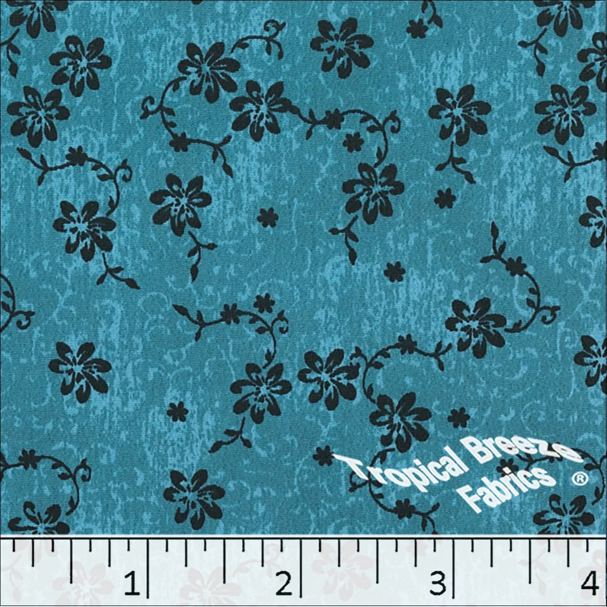 Koshibo Floral Print Polyester Fabric 048425