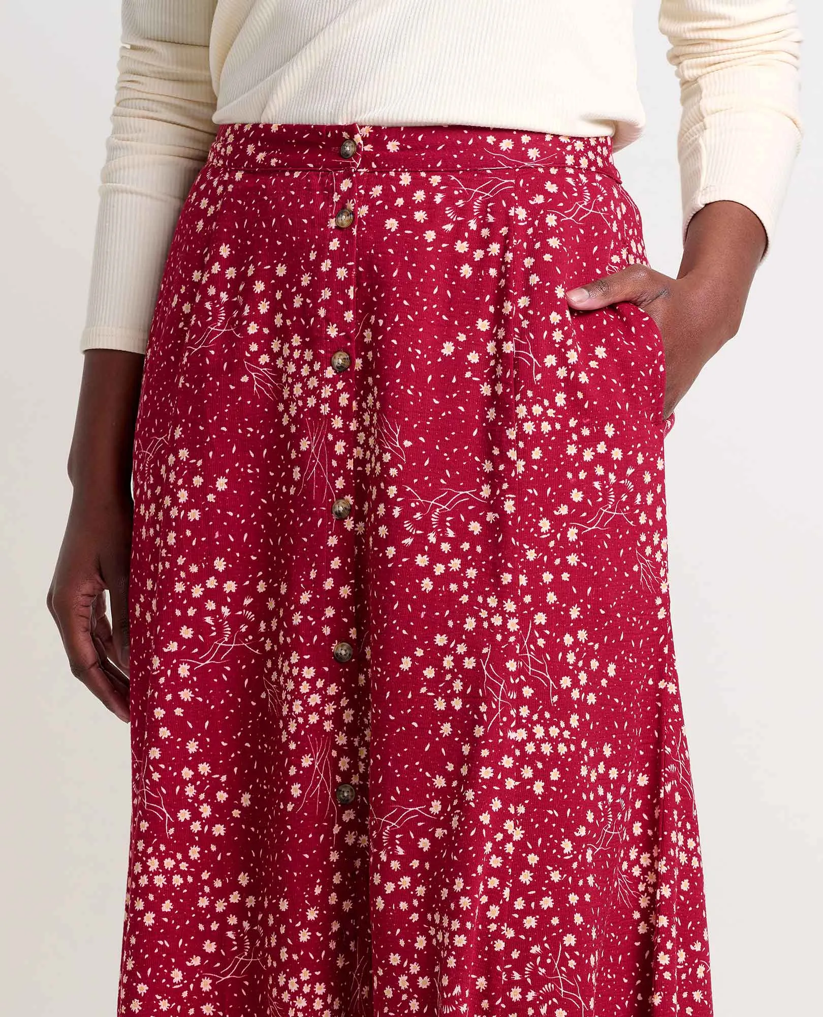 Manzana Paneled Midi Skirt