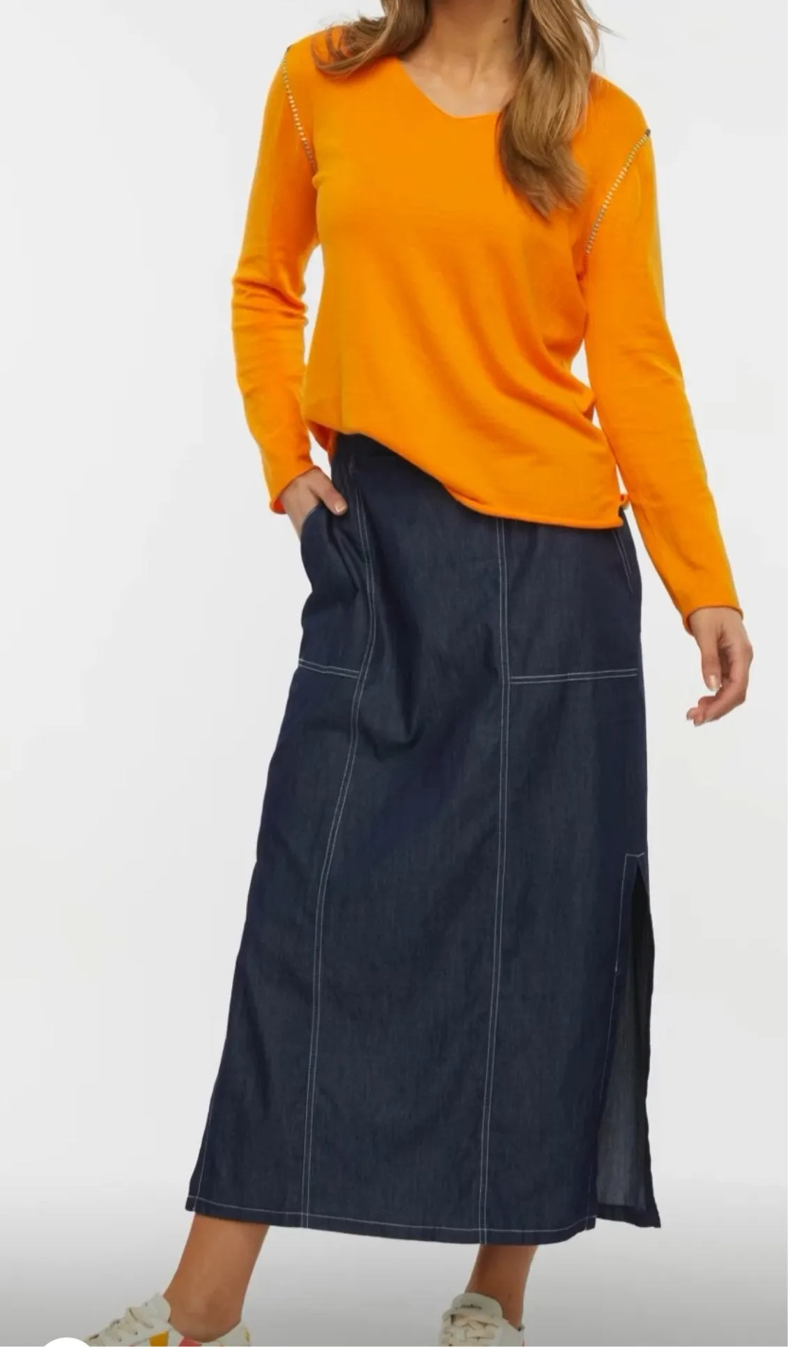 Maxi Denim Skirt