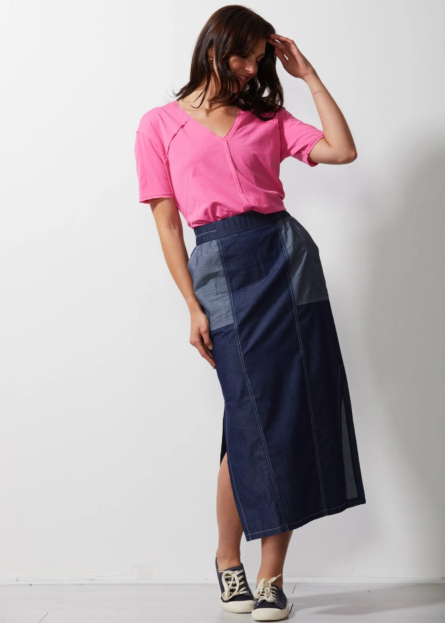 Maxi Denim Skirt