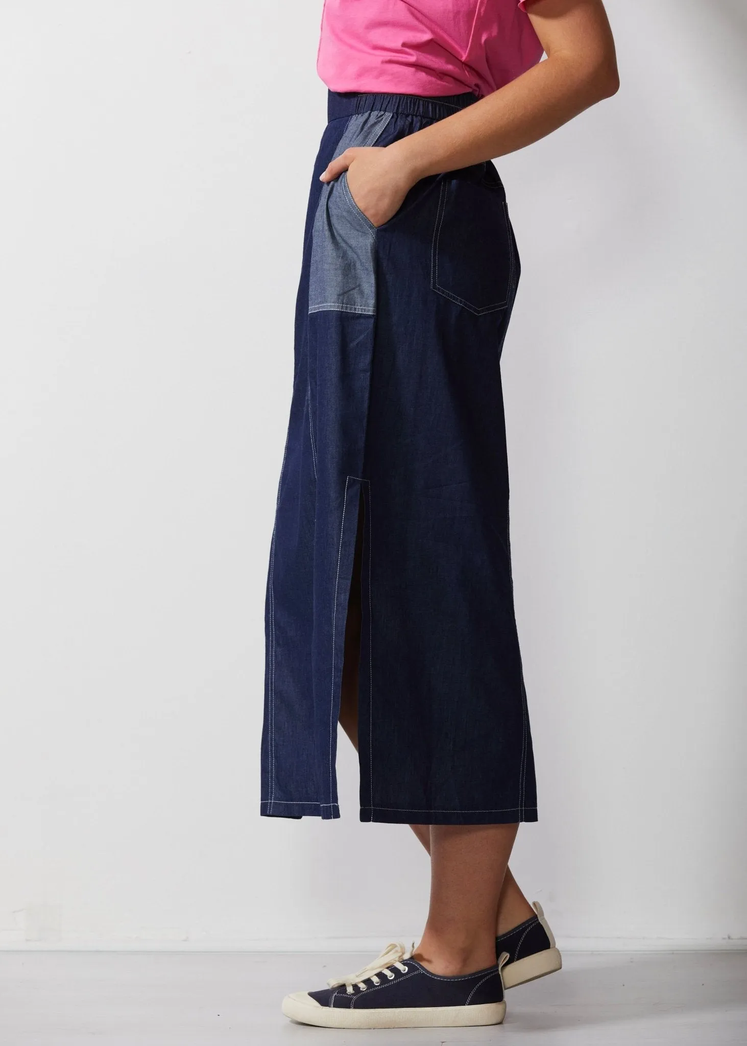 Maxi Denim Skirt