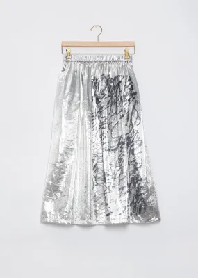 Metallic Midi Skirt