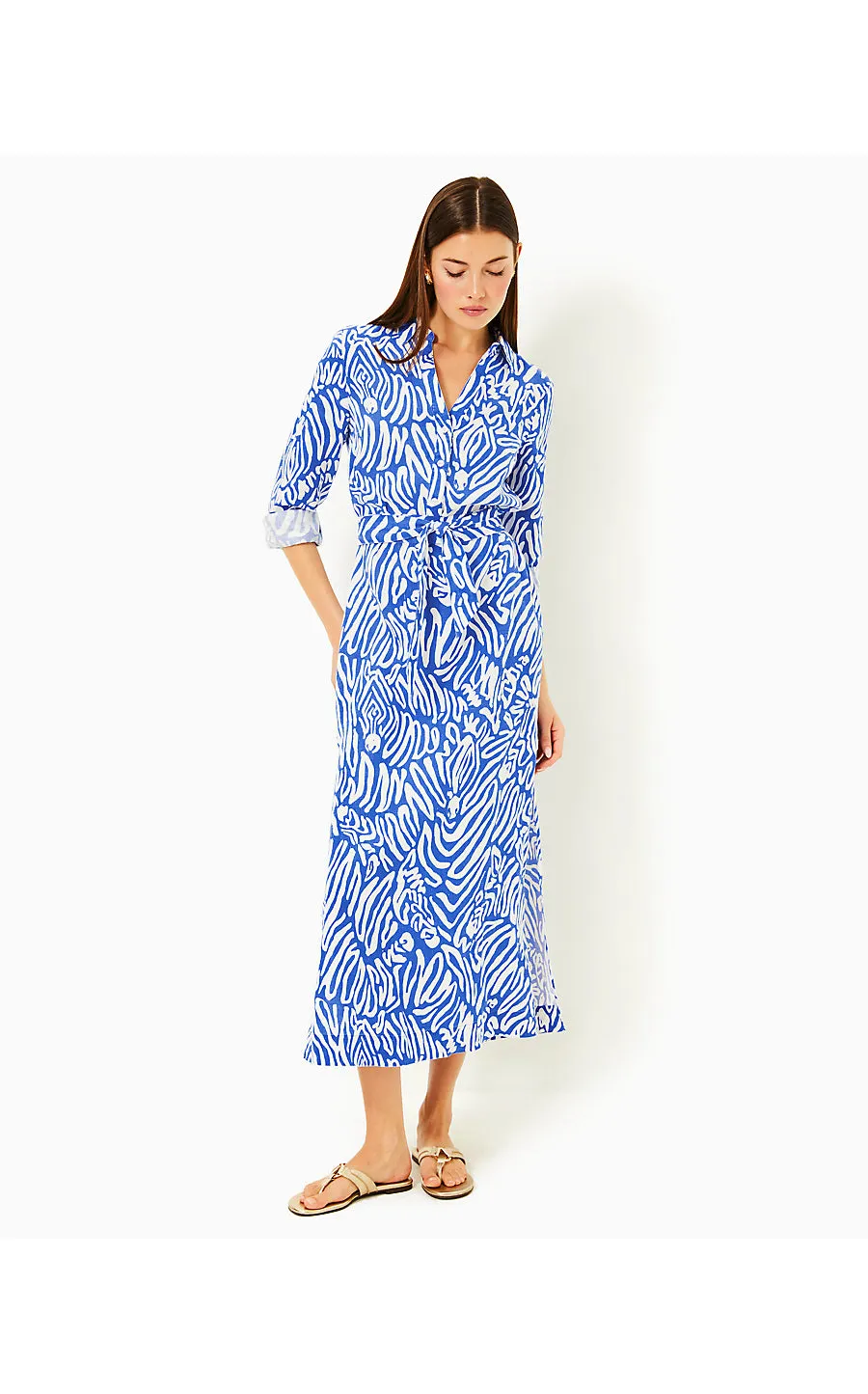 MILLICENT MAXI DRESS - MARTINIQUE BLUE - ZEE BEBE