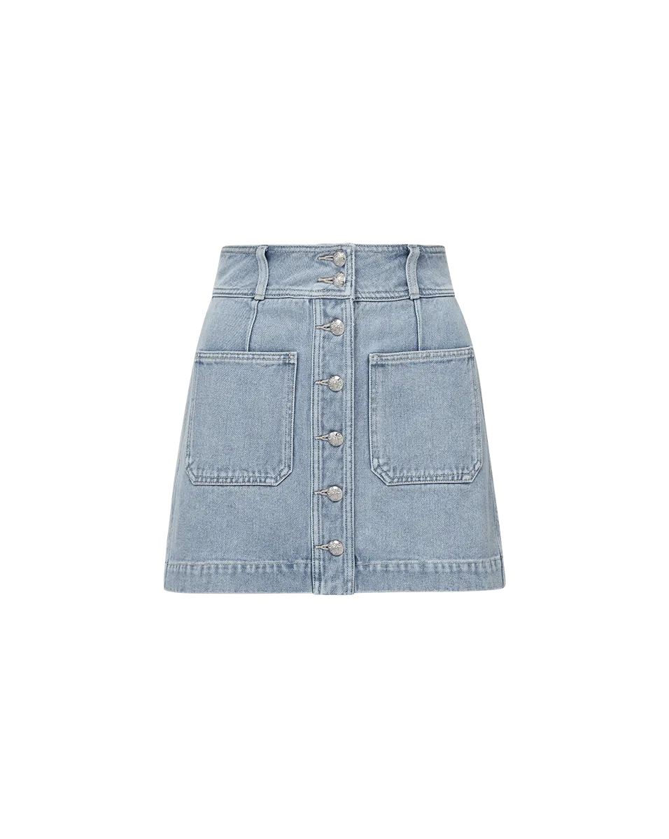 Moxie Denim Mini Skirt