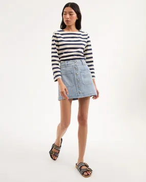 Moxie Denim Mini Skirt