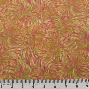 Painted Chrysanthemum Cotton Print