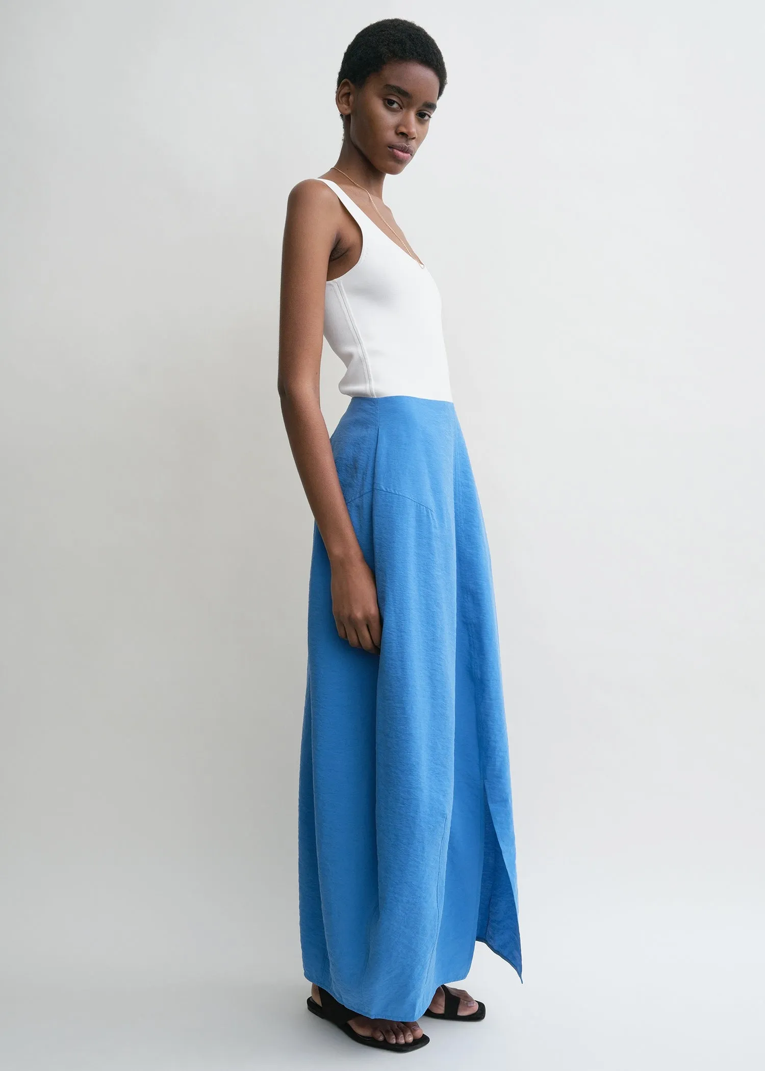 Parachute skirt cobalt