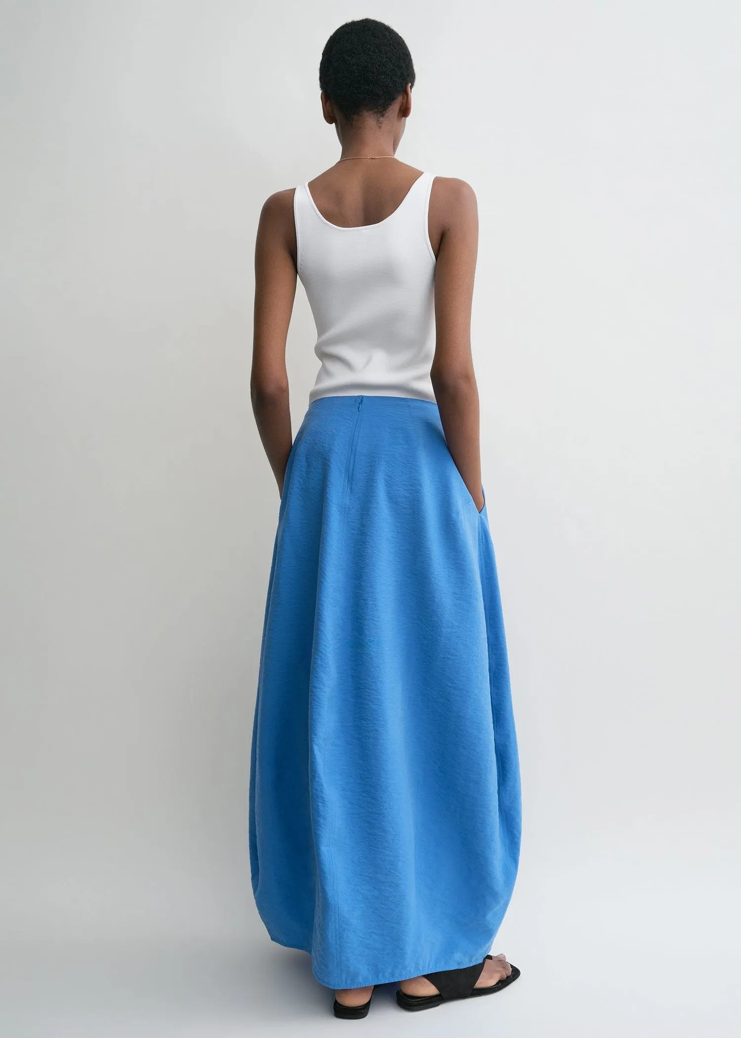 Parachute skirt cobalt