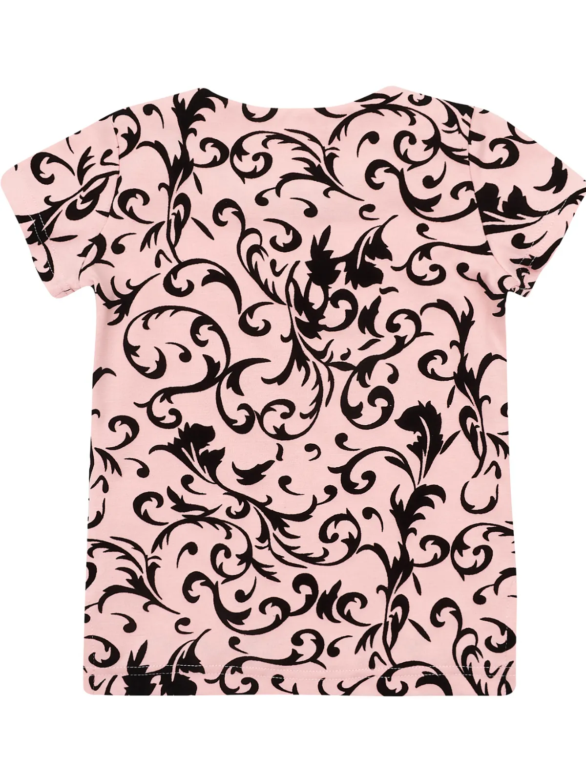 Pink Passion Velvet Brocade Top by Kids Couture