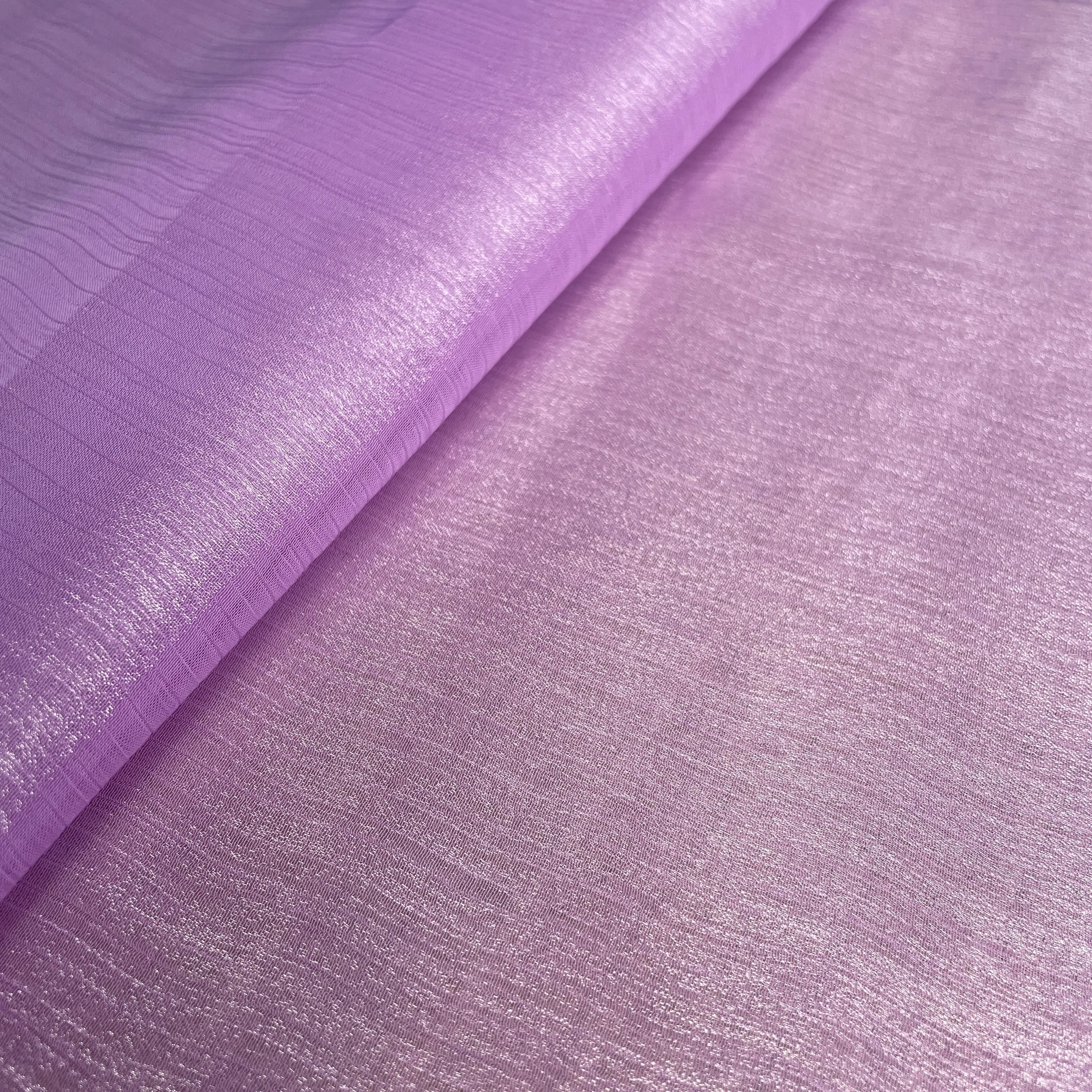 Premium Lavender Solid Chiffon Organza Fabric