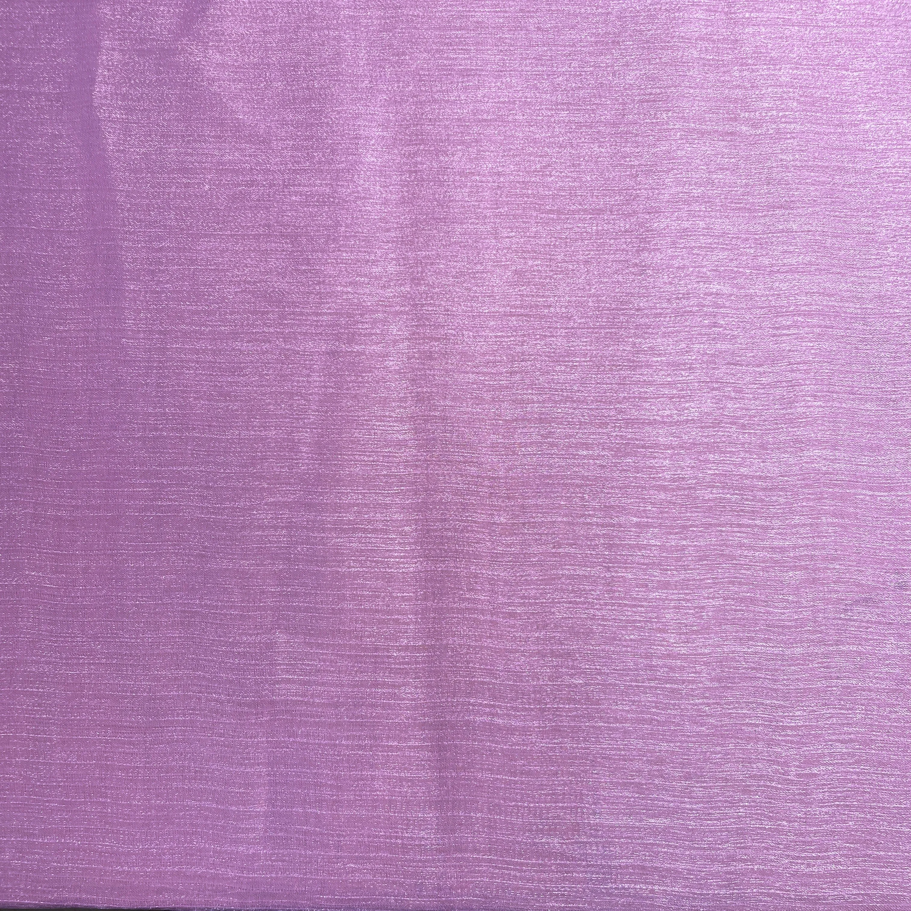 Premium Lavender Solid Chiffon Organza Fabric