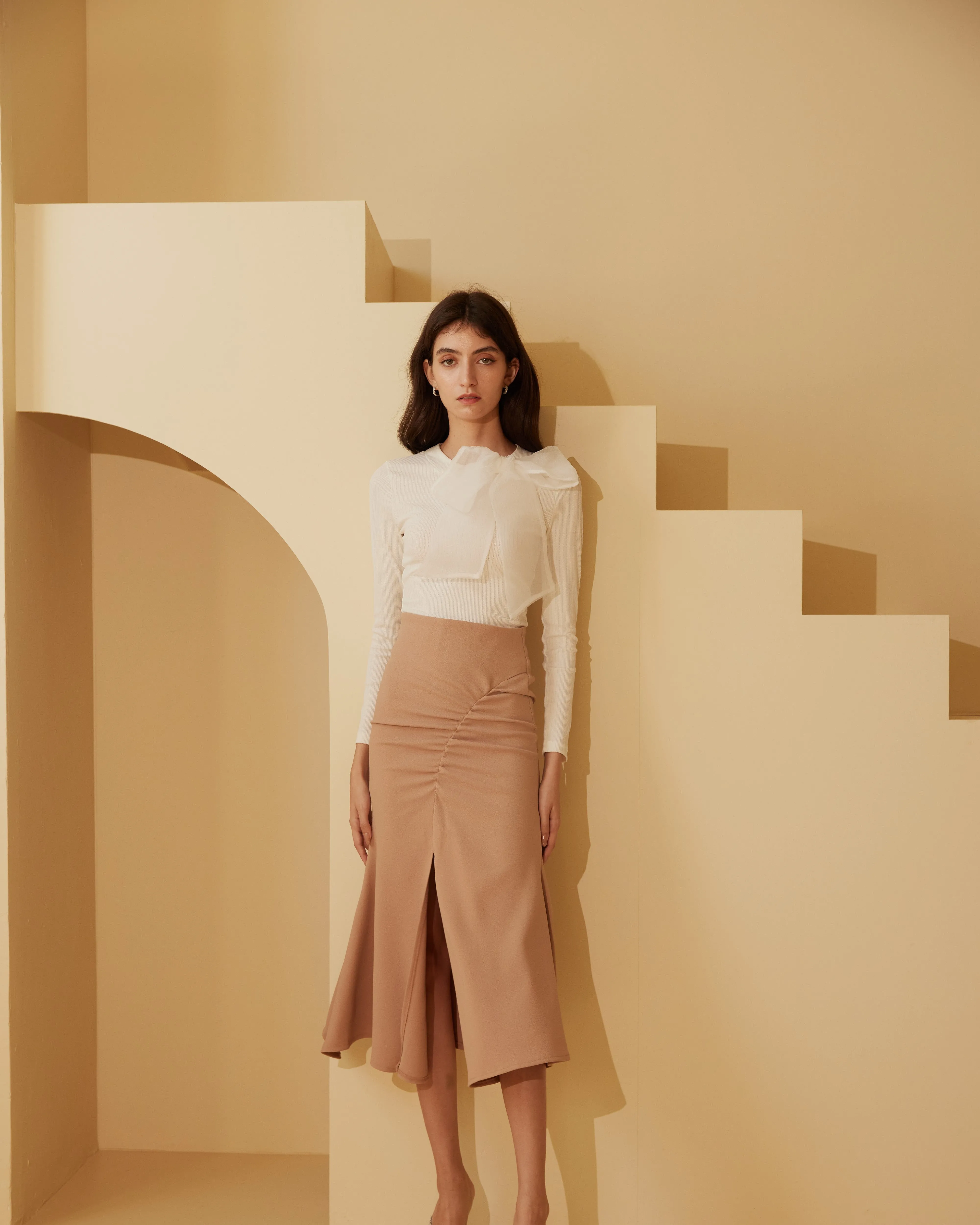 Riana Ruched Skirt