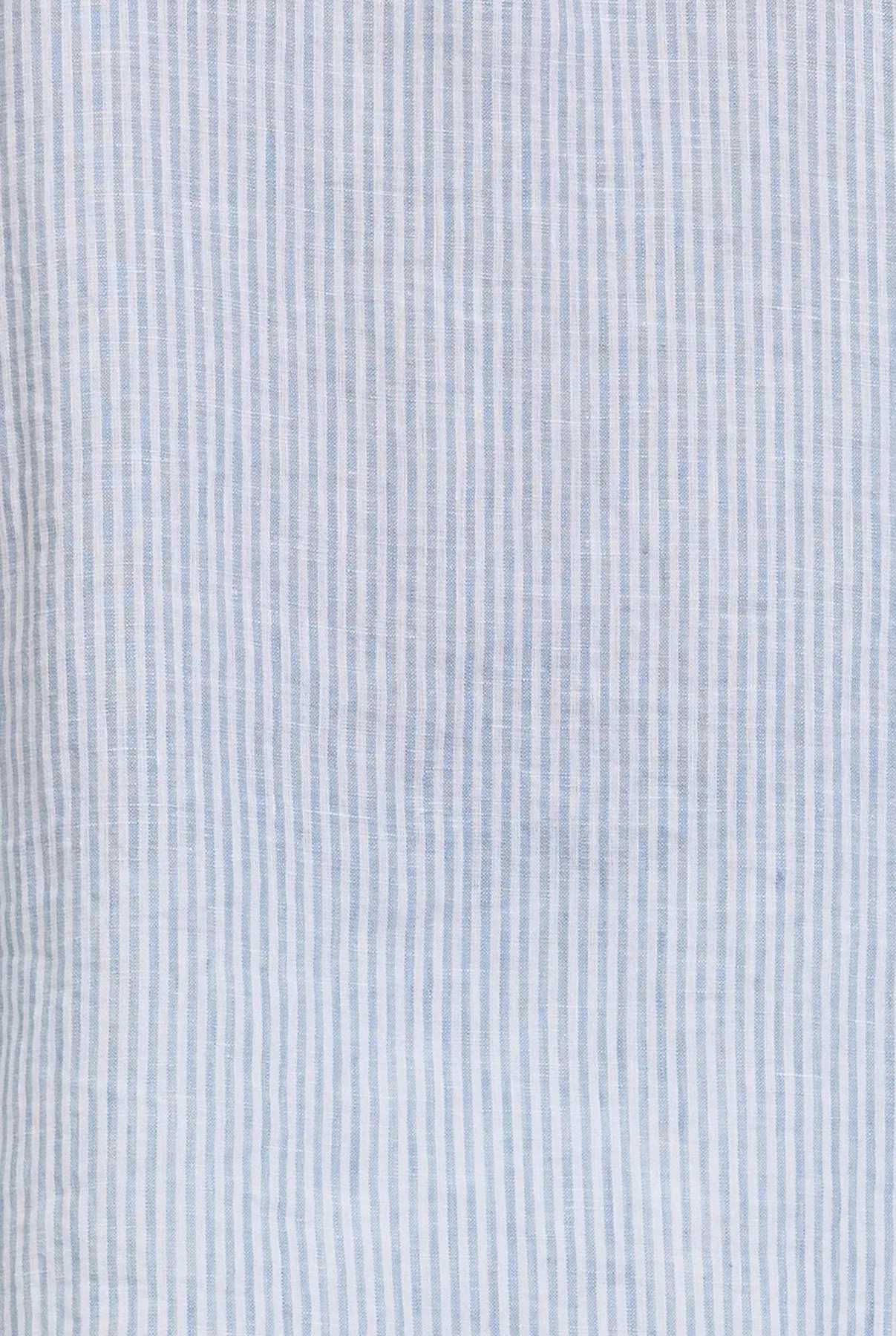 Rory Short Sleeve Linen Shirt in Atlantic Blue