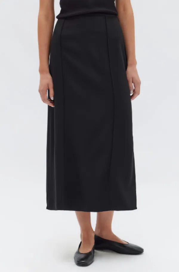 Sabine Crepe Skirt Black