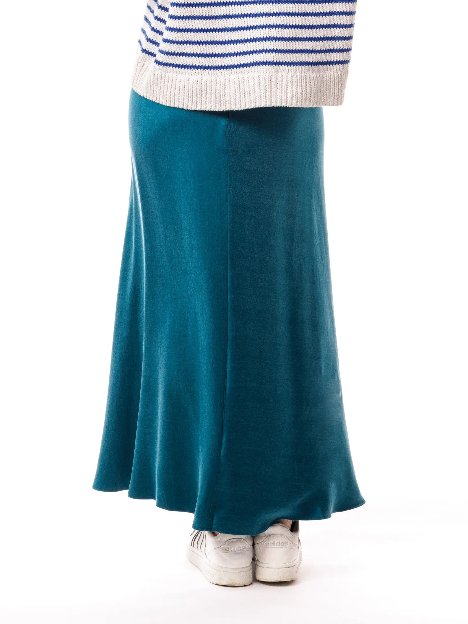 Saint Tropez Green Cupro and Ecovero Skirt