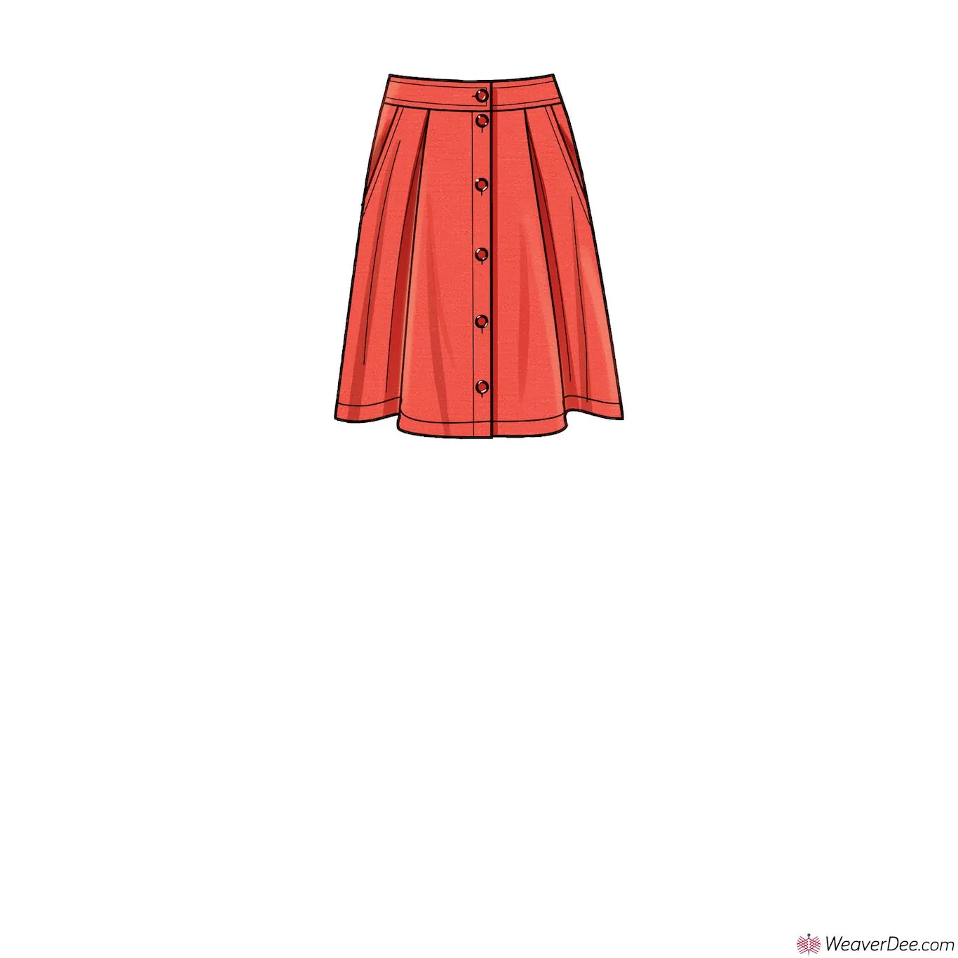 Simplicity Pattern S9267 Misses' Skirt In 3 Lengths