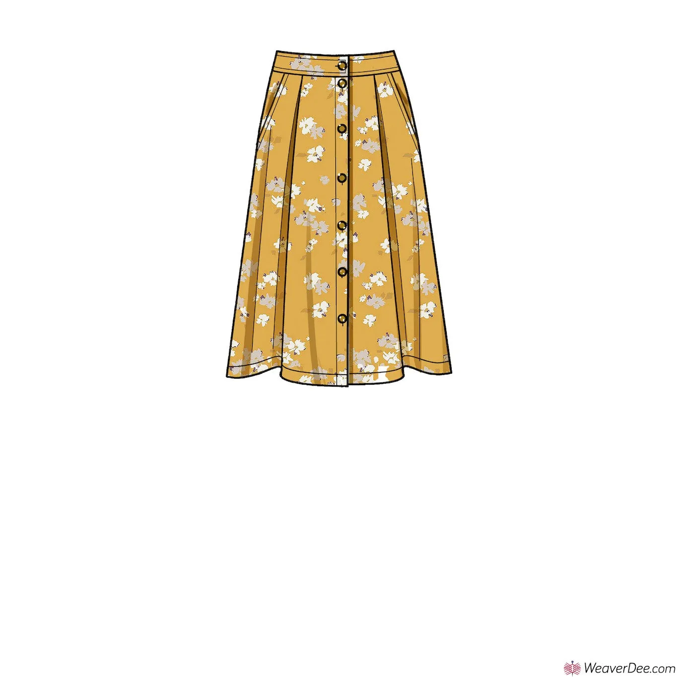 Simplicity Pattern S9267 Misses' Skirt In 3 Lengths