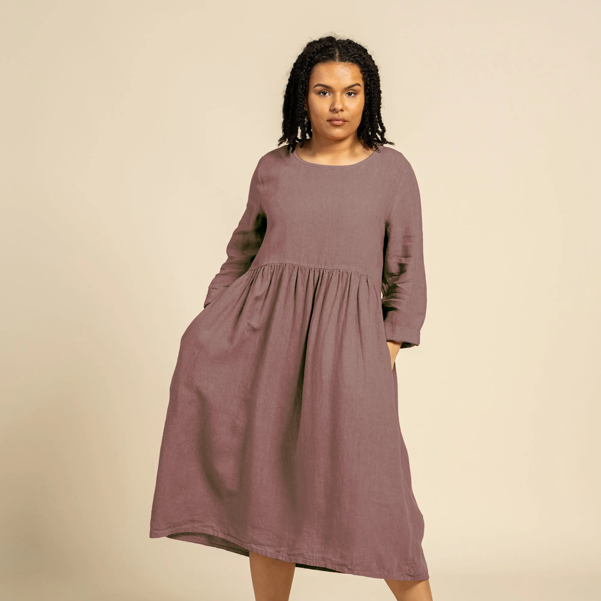 Smock Dress Lucy Faded Rose