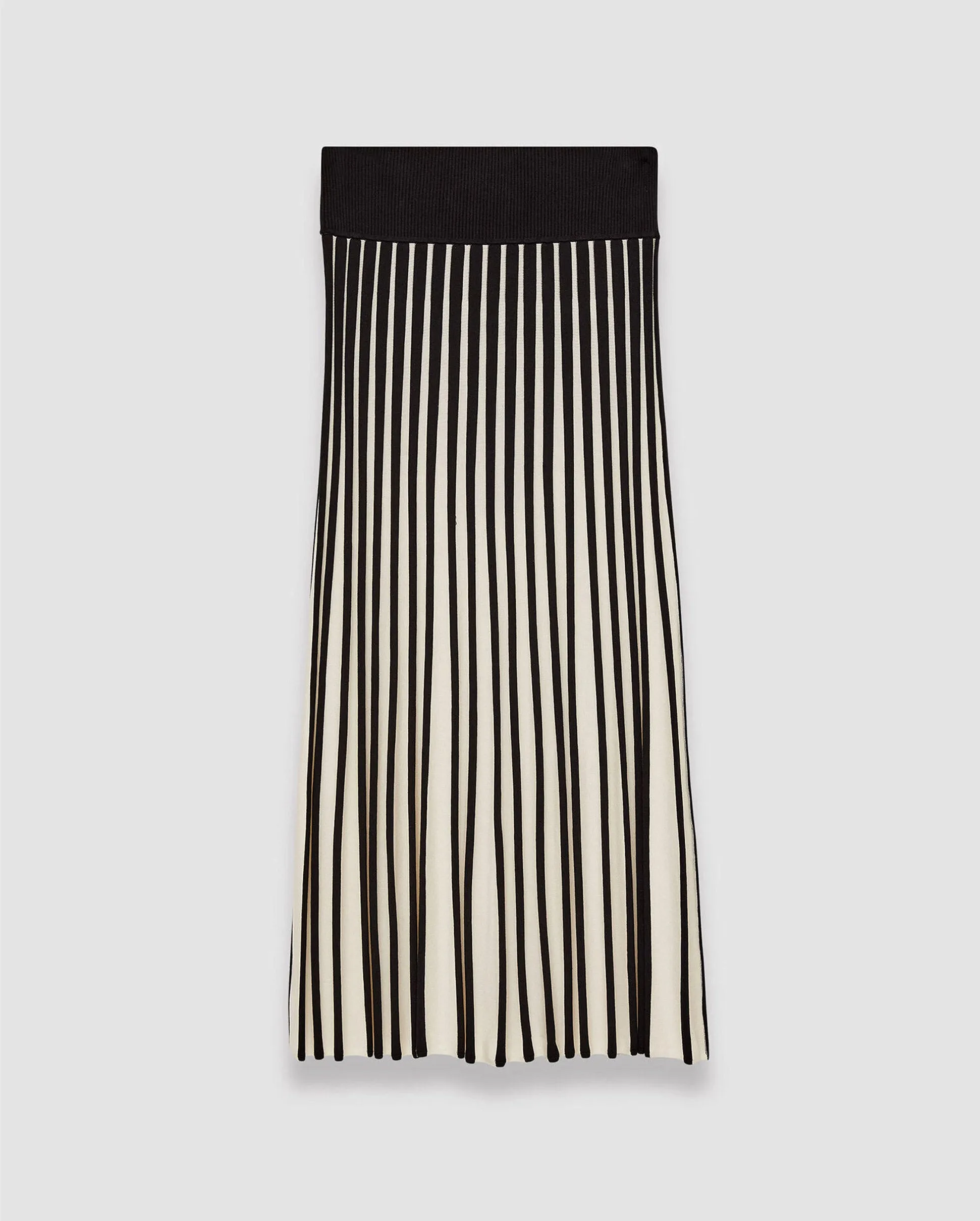 STRIPES SKIRT / BLACK WHITE