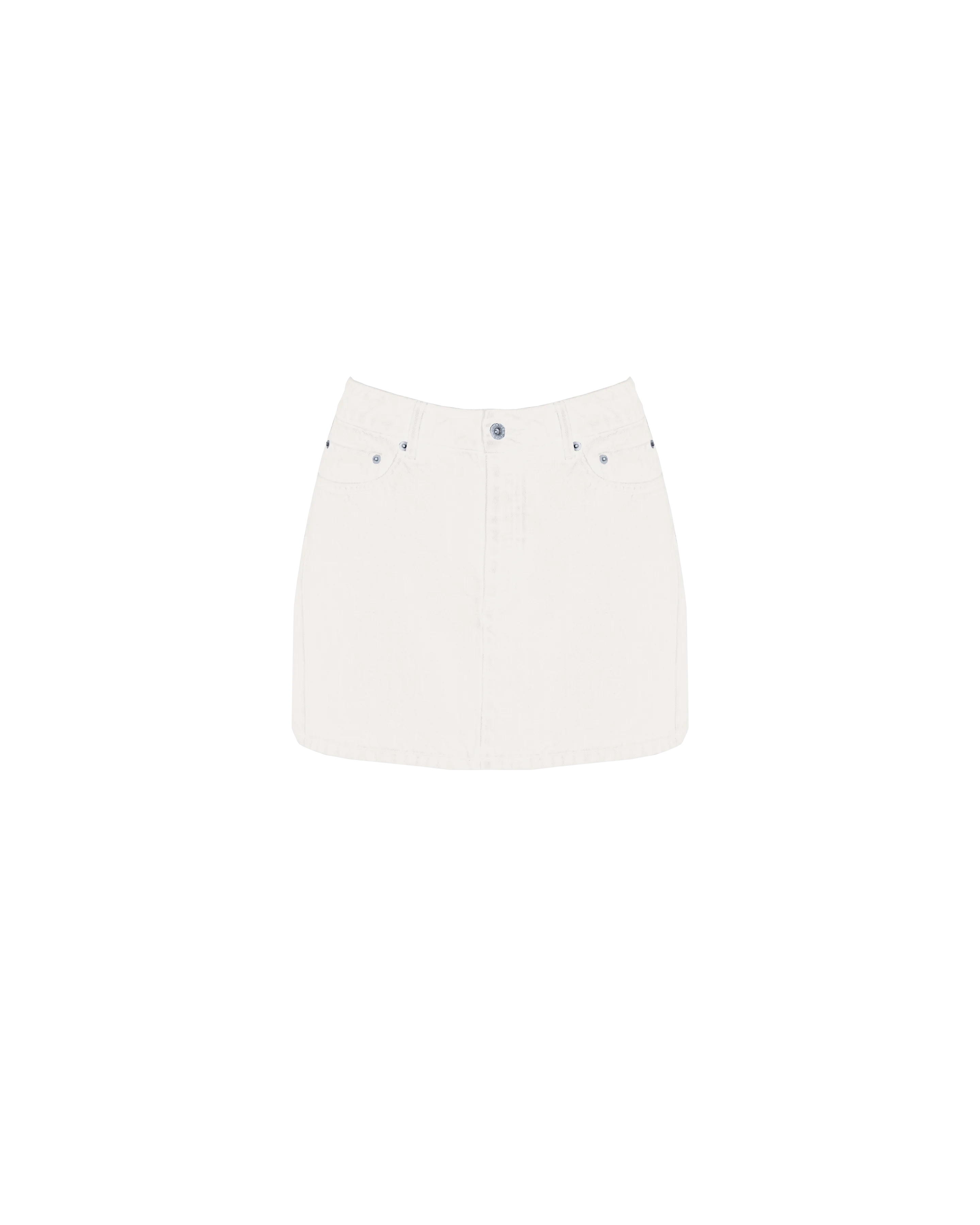 SUBLIME DENIM MINI SKIRT CREAM