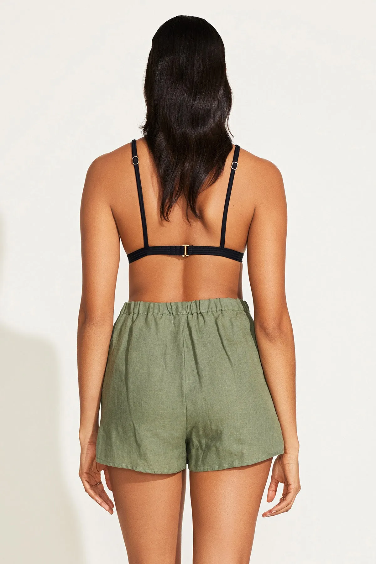 Tallows Linen Short - Agave EcoLinen