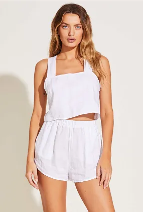 Tallows Linen Short - White EcoLinen